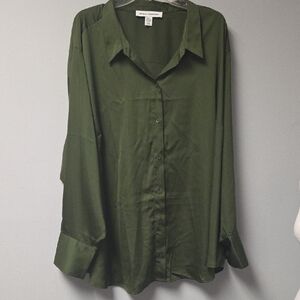 Amazon Essentials Olive Green Shirt